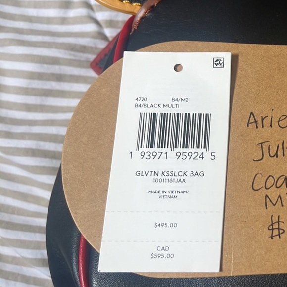 NWT Coach Disney Mickey Mouse X Keith Haring Kisslock Bag - Picture 6 of 6